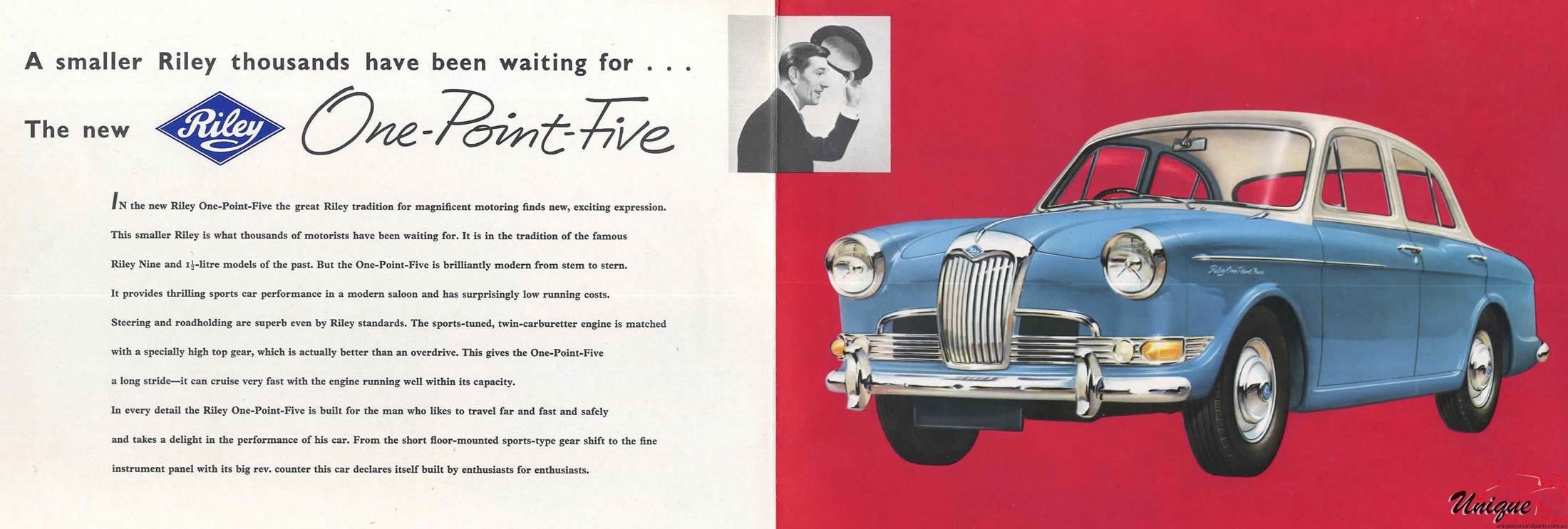 1957 Riley One Point Five Brochure Page 5